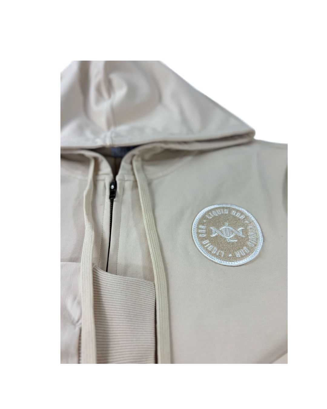 Liquid DNA Embroidery Tracksuit Cream
