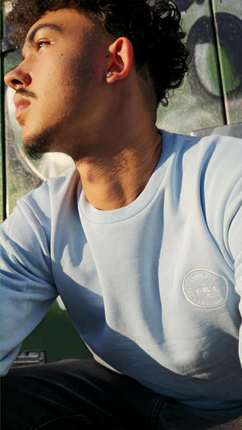 Liquid DNA Essential Sweater Baby Blue