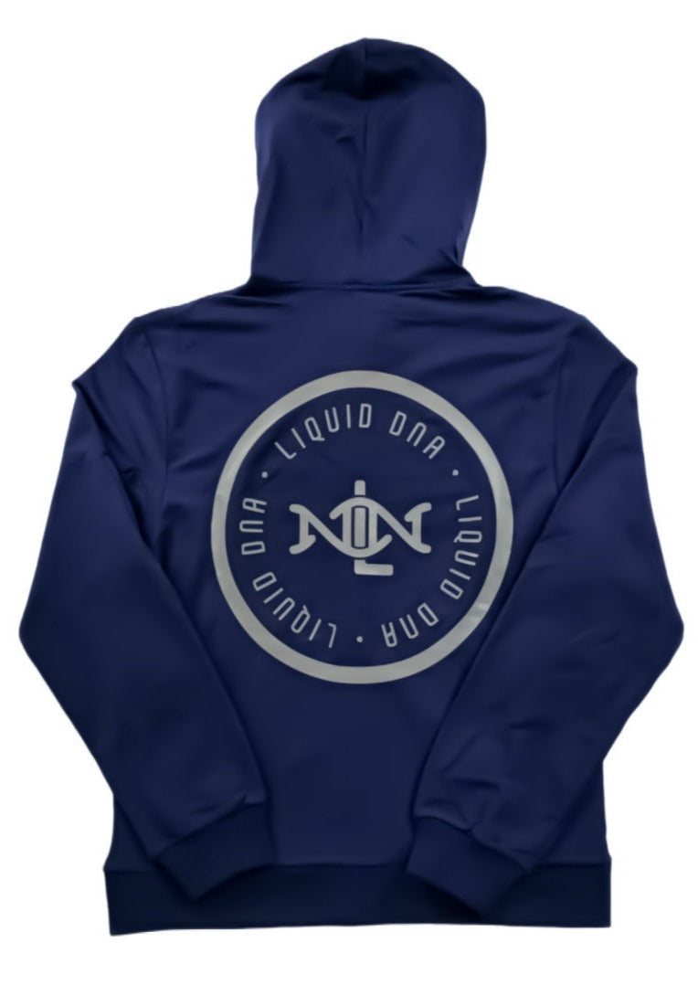 Liquid DNA Essential Reflective Hoodie Blue