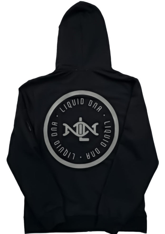 Liquid DNA Reflective Hoodie Black