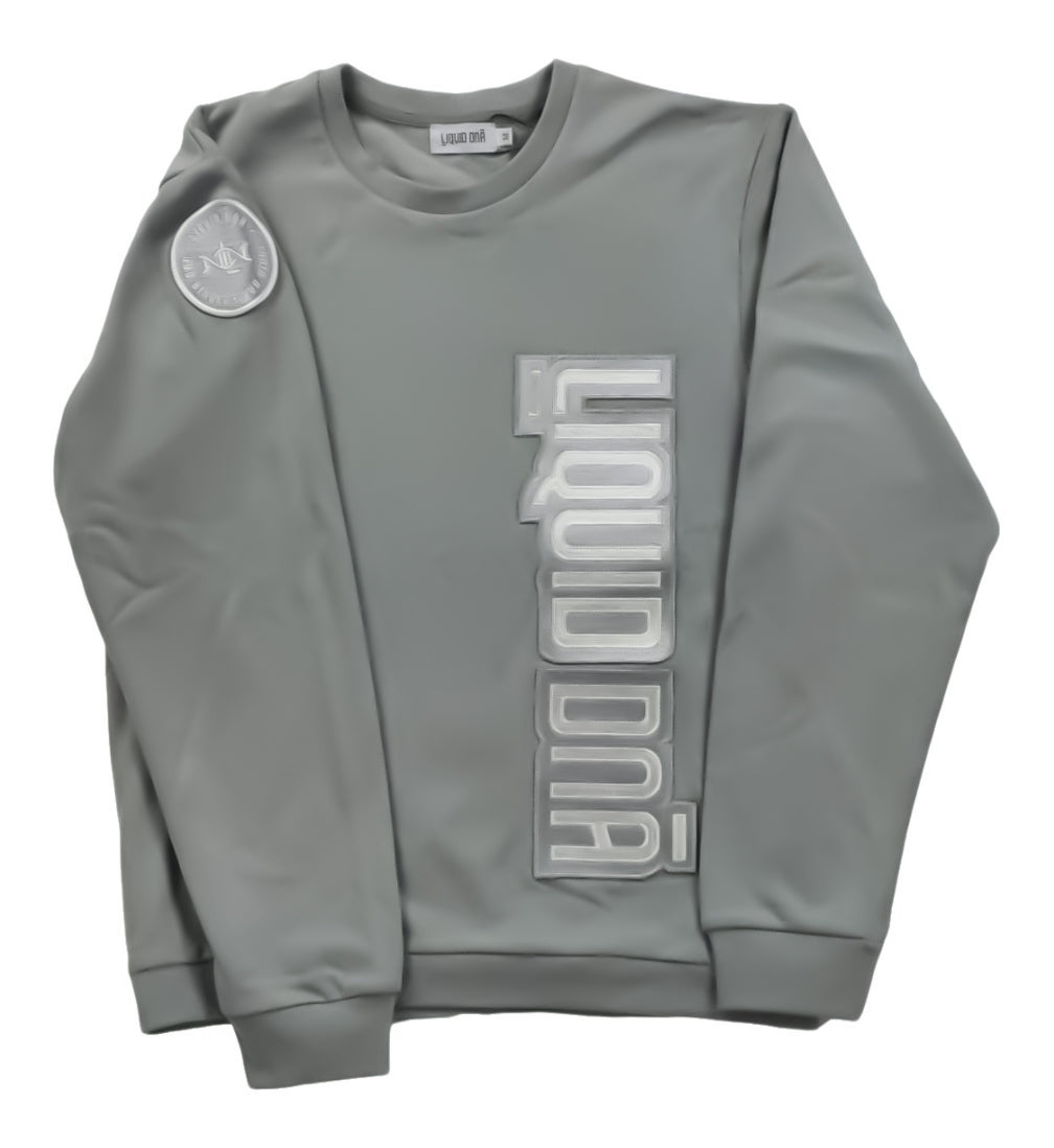 Liquid DNA Embroidery Sweater Grey