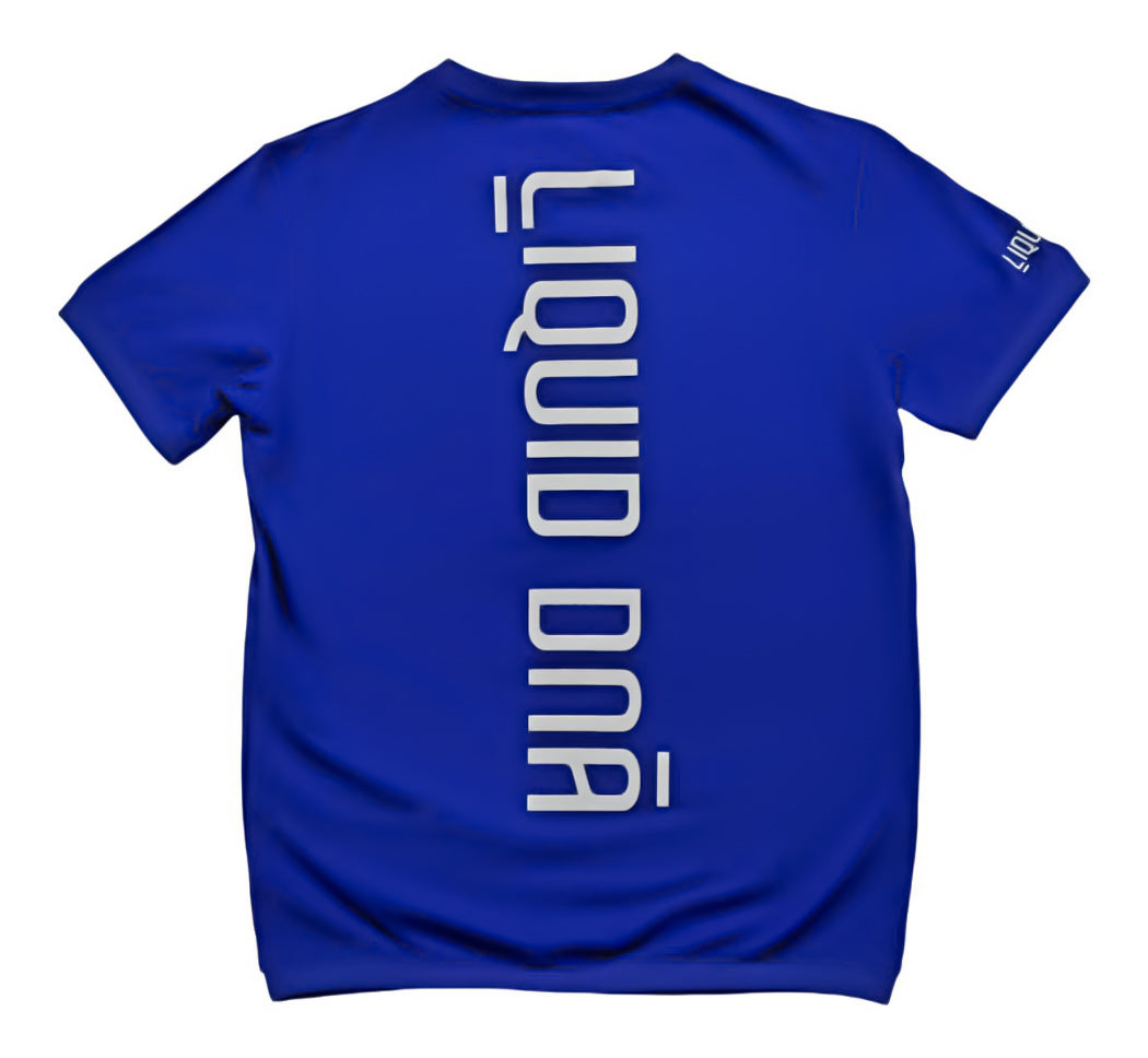 Liquid DNA BIG Font T-Shirt Midnight Blue